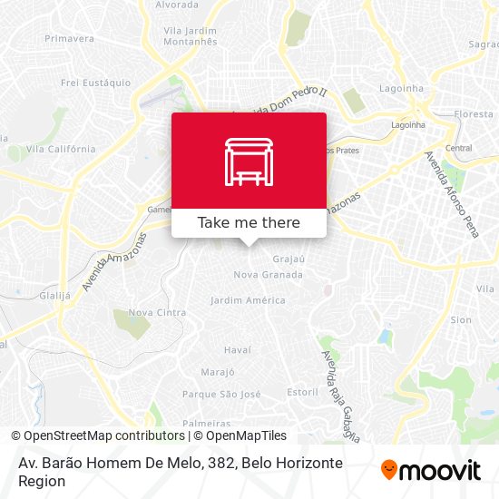 Mapa Av. Barão Homem De Melo, 382