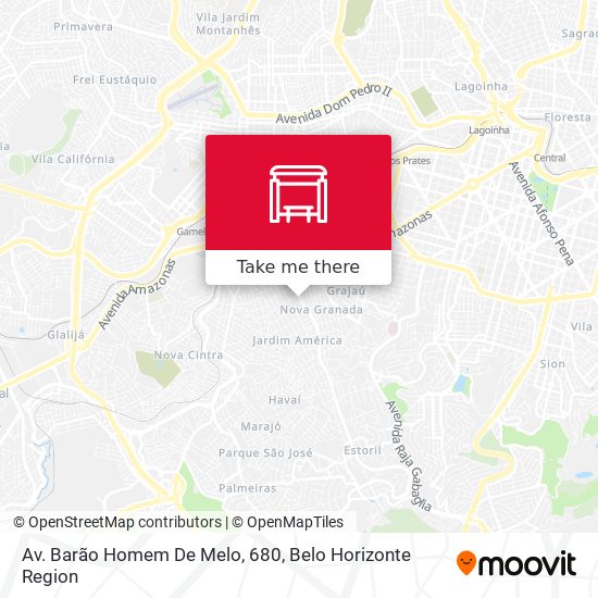 Mapa Av. Barão Homem De Melo, 680