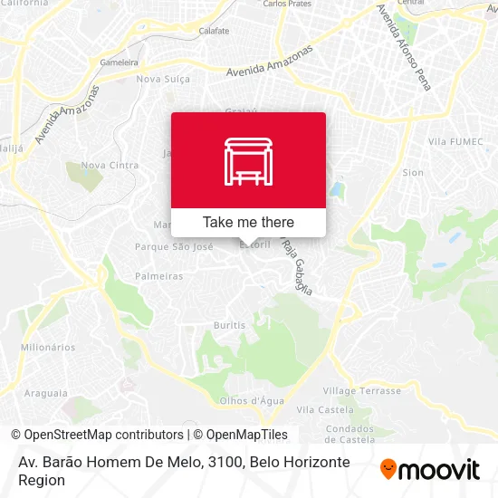 Av. Barão Homem De Melo, 3100 map