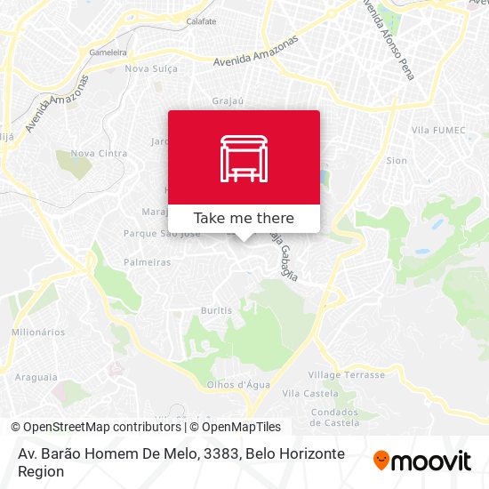 Mapa Av. Barão Homem De Melo, 3383