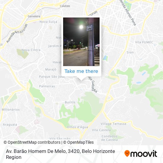 Mapa Av. Barão Homem De Melo, 3420