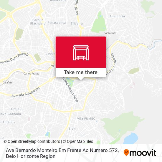 Mapa Ave Bernardo Monteiro Em Frente Ao Numero 572