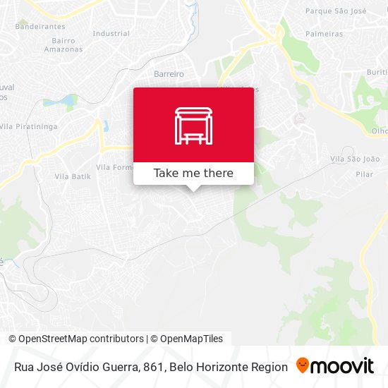 Rua José Ovídio Guerra, 861 map