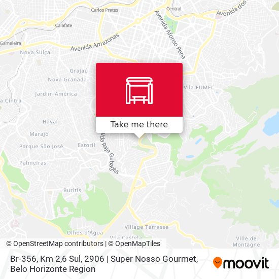 Br-356, Km 2,6 Sul, 2906 | Super Nosso Gourmet map