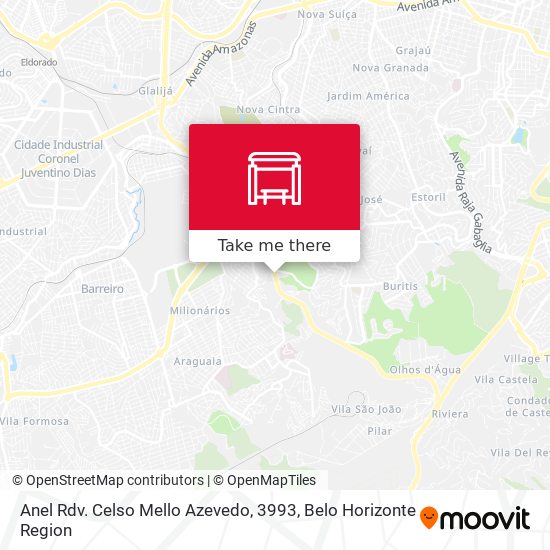 Anel Rdv. Celso Mello Azevedo, 3993 map