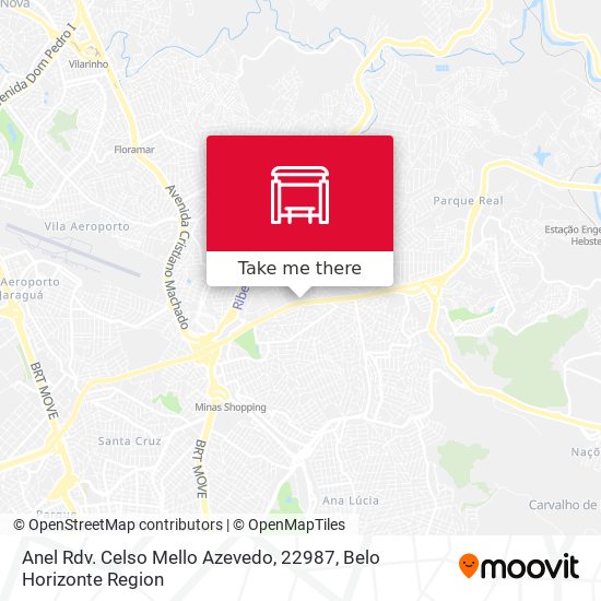 Mapa Anel Rdv. Celso Mello Azevedo, 22987