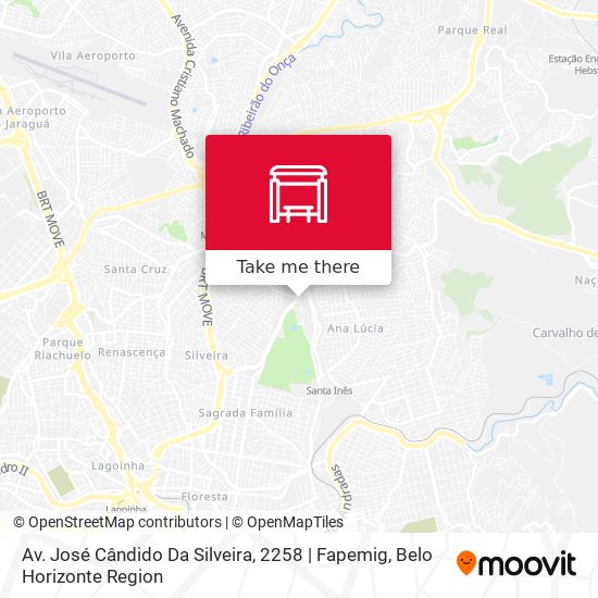 Av. José Cândido Da Silveira, 2258 | Fapemig map