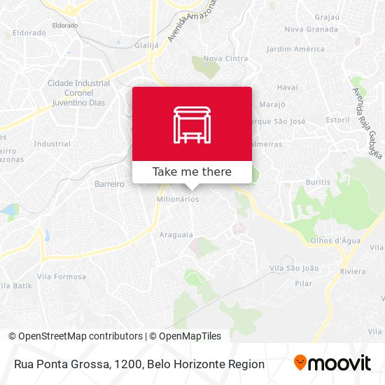 Rua Ponta Grossa, 1200 map