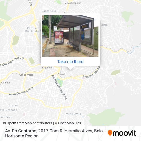 Mapa Av. Do Contorno, 2017 Com R. Hermílio Alves
