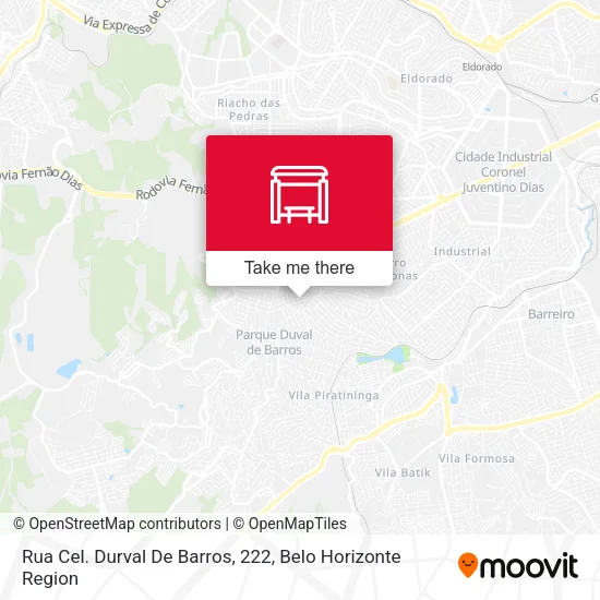 Rua Cel. Durval De Barros, 222 map