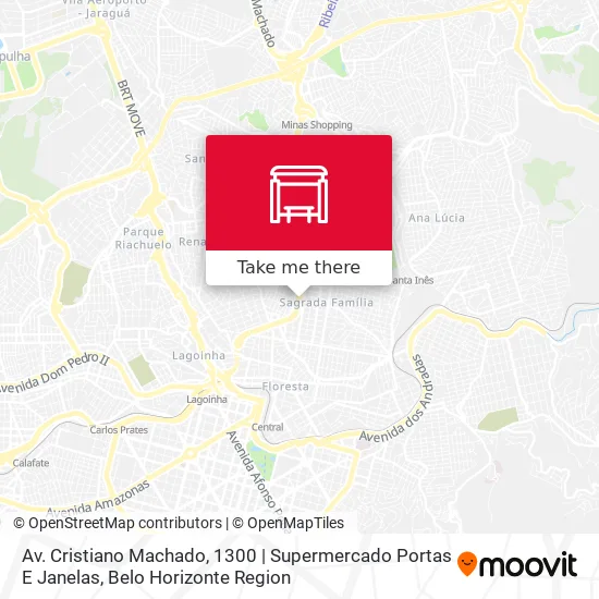 Av. Cristiano Machado, 1300 | Supermercado Portas E Janelas map