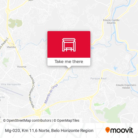 Mg-020, Km 11,6 Norte map