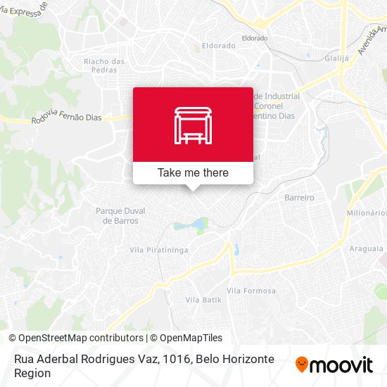 Rua Aderbal Rodrigues Vaz, 1016 map