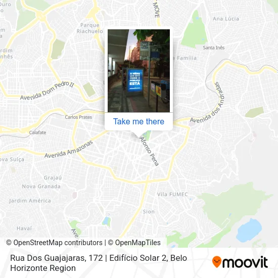 Rua Dos Guajajaras, 172 | Edifício Solar 2 map