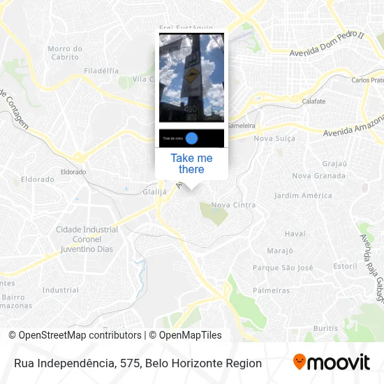 Rua Independência, 575 map