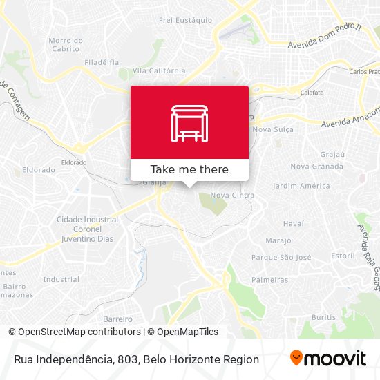 Rua Independência, 803 map