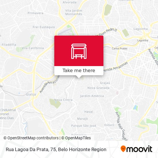 Rua Lagoa Da Prata, 75 map