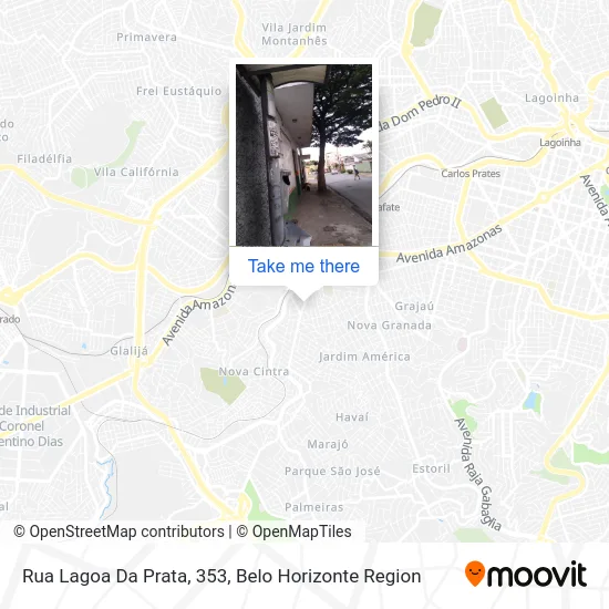 Rua Lagoa Da Prata, 353 map