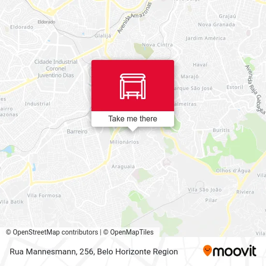 Rua Mannesmann, 256 map