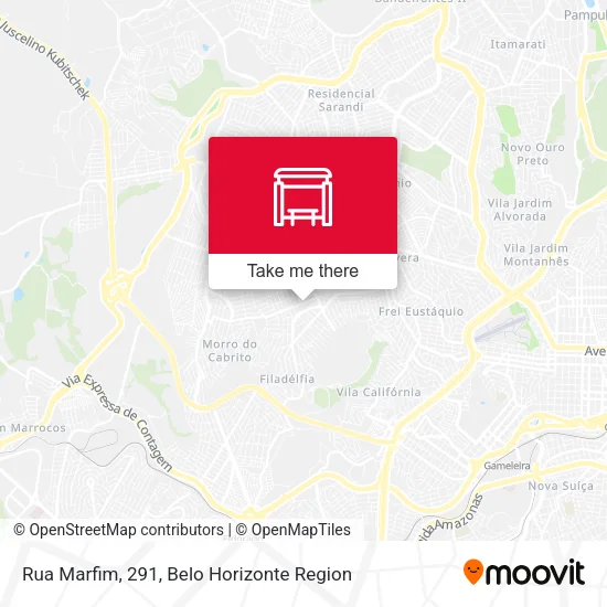 Rua Marfim, 291 map