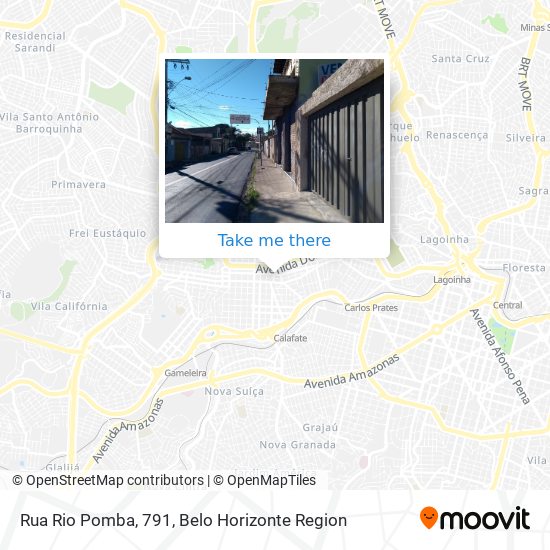 Rua Rio Pomba, 791 map