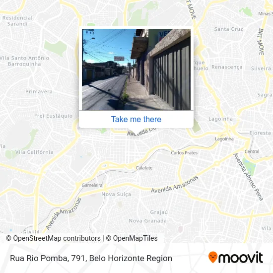 Rua Rio Pomba, 791 map