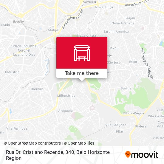 Rua Dr. Cristiano Rezende, 340 map