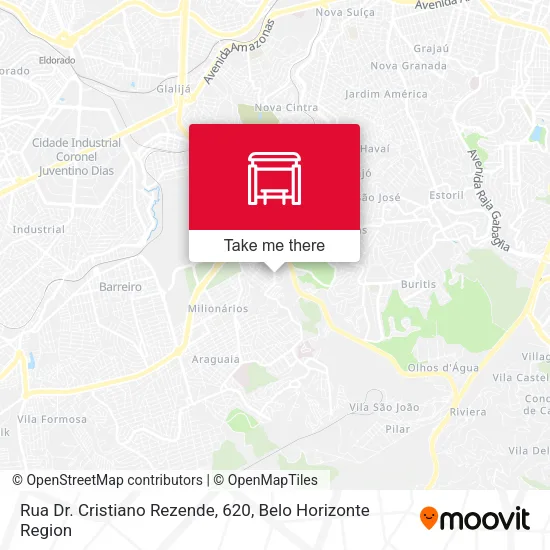 Rua Dr. Cristiano Rezende, 620 map