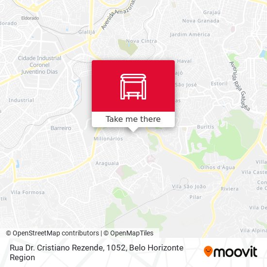 Rua Dr. Cristiano Rezende, 1052 map