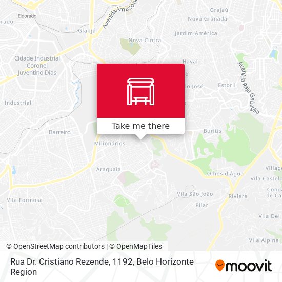 Rua Dr. Cristiano Rezende, 1192 map