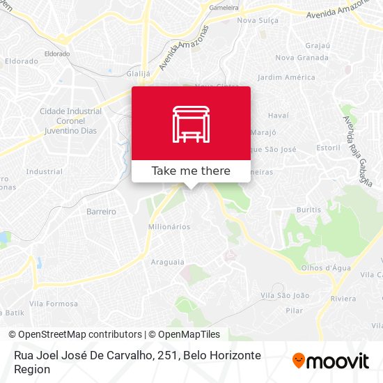 Rua Joel José De Carvalho, 251 map