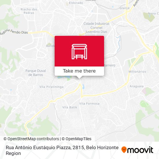 Rua Antônio Eustáquio Piazza, 2815 map