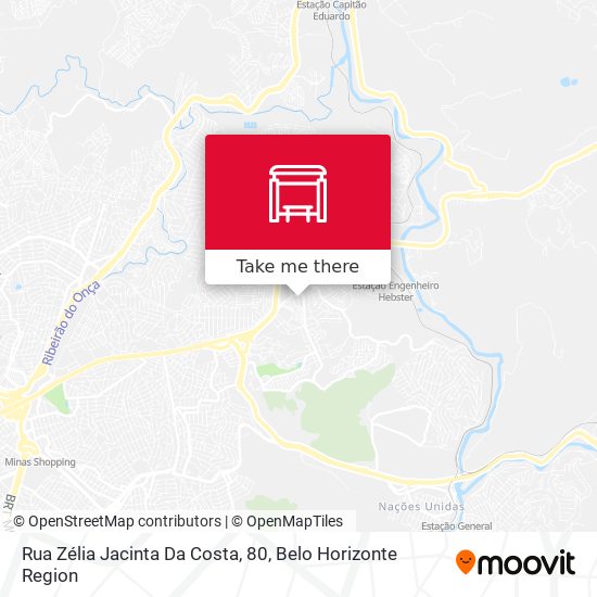 Rua Zélia Jacinta Da Costa, 80 map