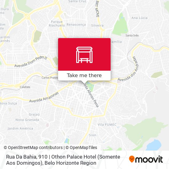 Mapa Rua Da Bahia, 910 | Othon Palace Hotel (Somente Aos Domingos)