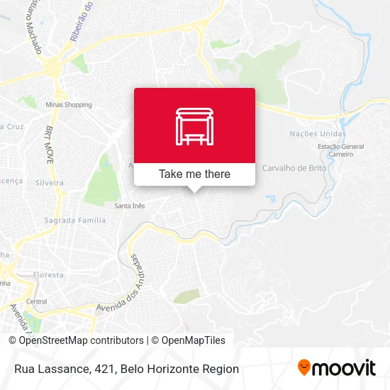 Rua Lassance, 421 map