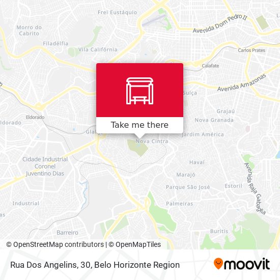 Rua Dos Angelins, 30 map