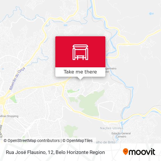 Rua José Flausino, 12 map