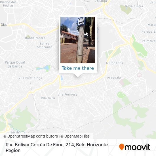Mapa Rua Bolívar Corrêa De Faria, 214