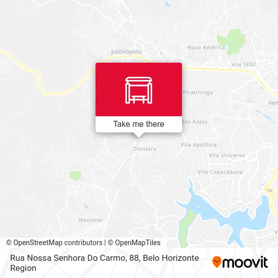 Rua Nossa Senhora Do Carmo, 88 map