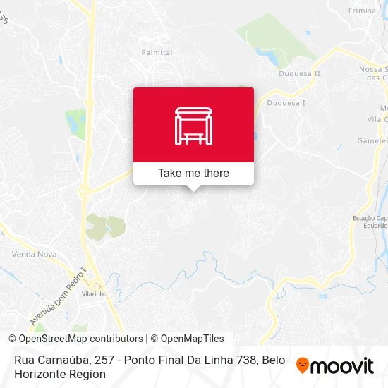 Rua Carnaúba, 257 - Ponto Final Da Linha 738 map