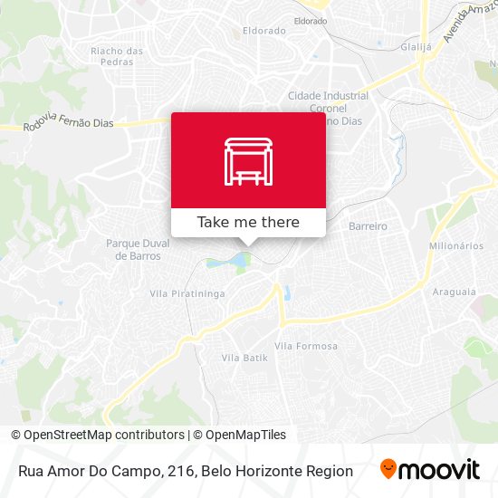 Rua Amor Do Campo, 216 map