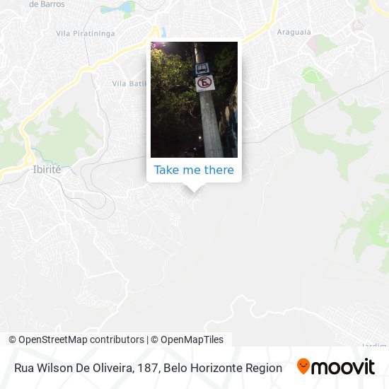 Rua Wilson De Oliveira, 187 map
