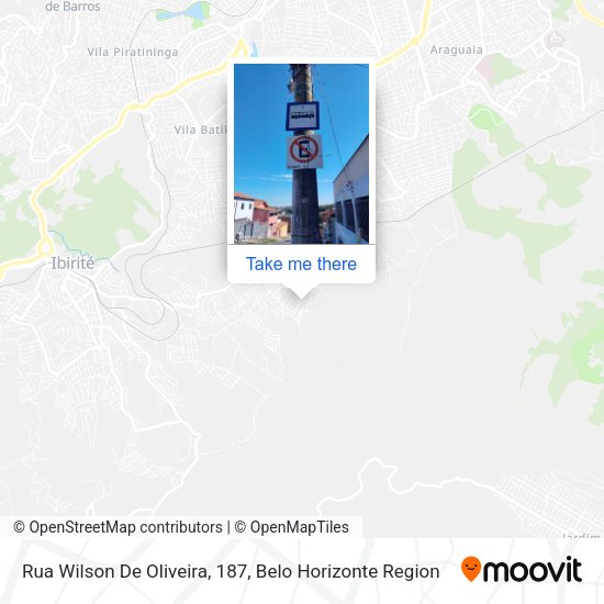 Rua Wilson De Oliveira, 187 map