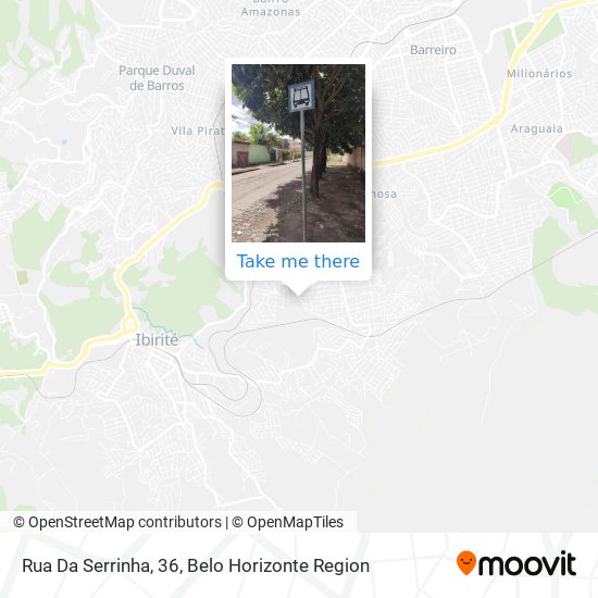 Mapa Rua Da Serrinha, 36