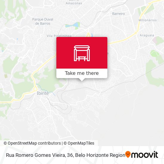 Mapa Rua Romero Gomes Vieira, 36