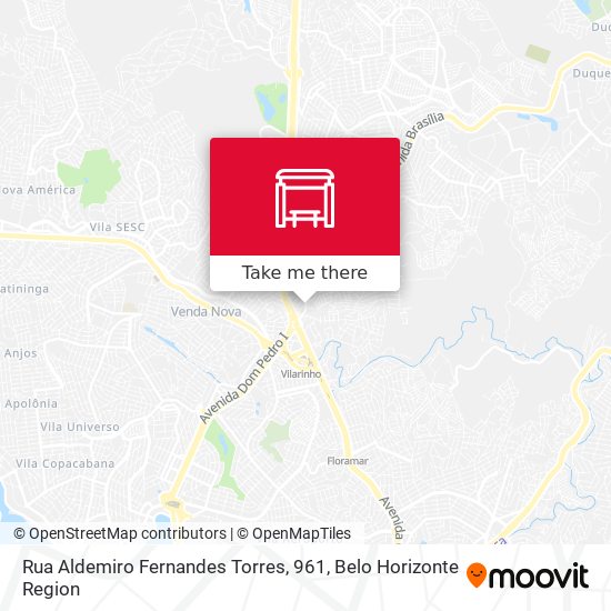 Rua Aldemiro Fernandes Torres, 961 map