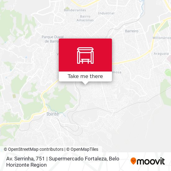 Av. Serrinha, 751 | Supermercado Fortaleza map