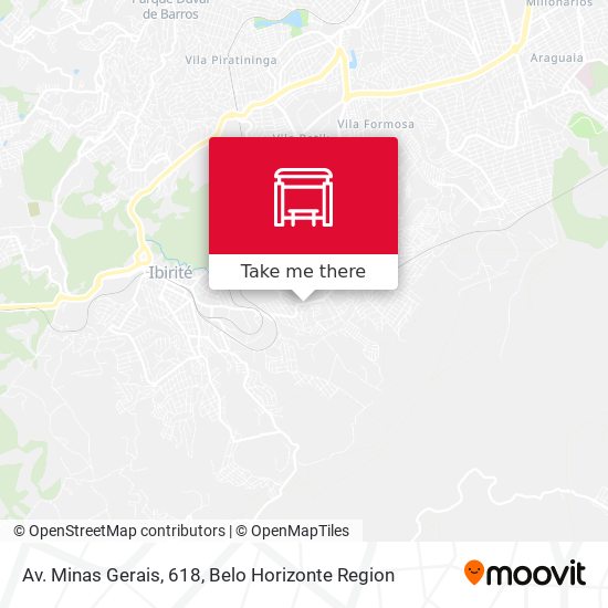 Av. Minas Gerais, 618 map