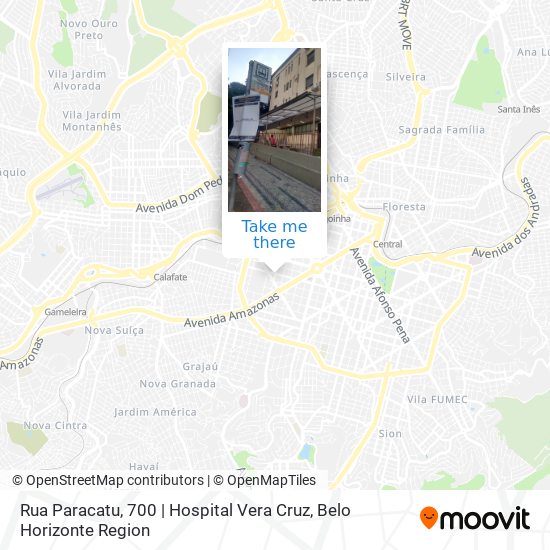 Rua Paracatu, 700 | Hospital Vera Cruz map