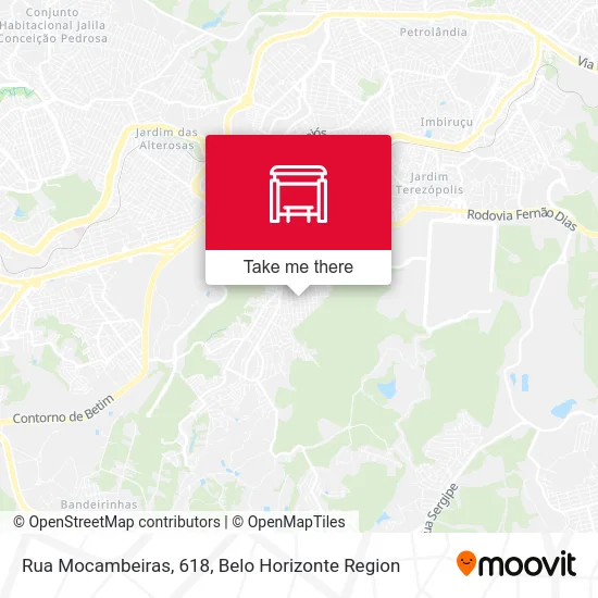 Rua Mocambeiras, 618 map